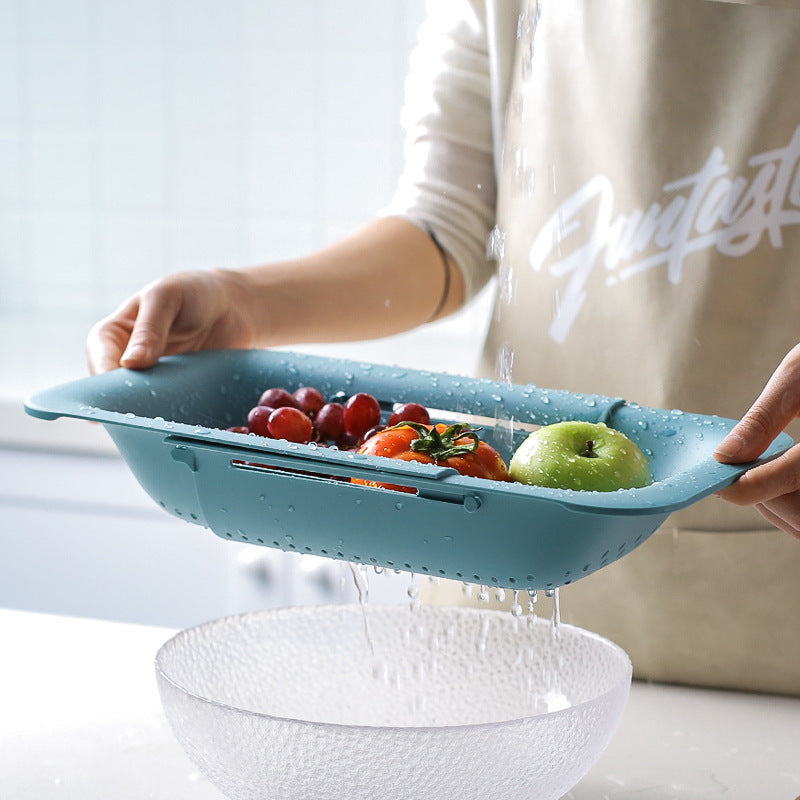 Expandable Kitchen Sink Storage Rack for Dishes