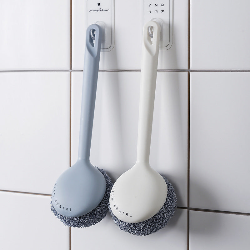 Long Handle Nano Fiber Cleaning Ball for Pots and Dishes