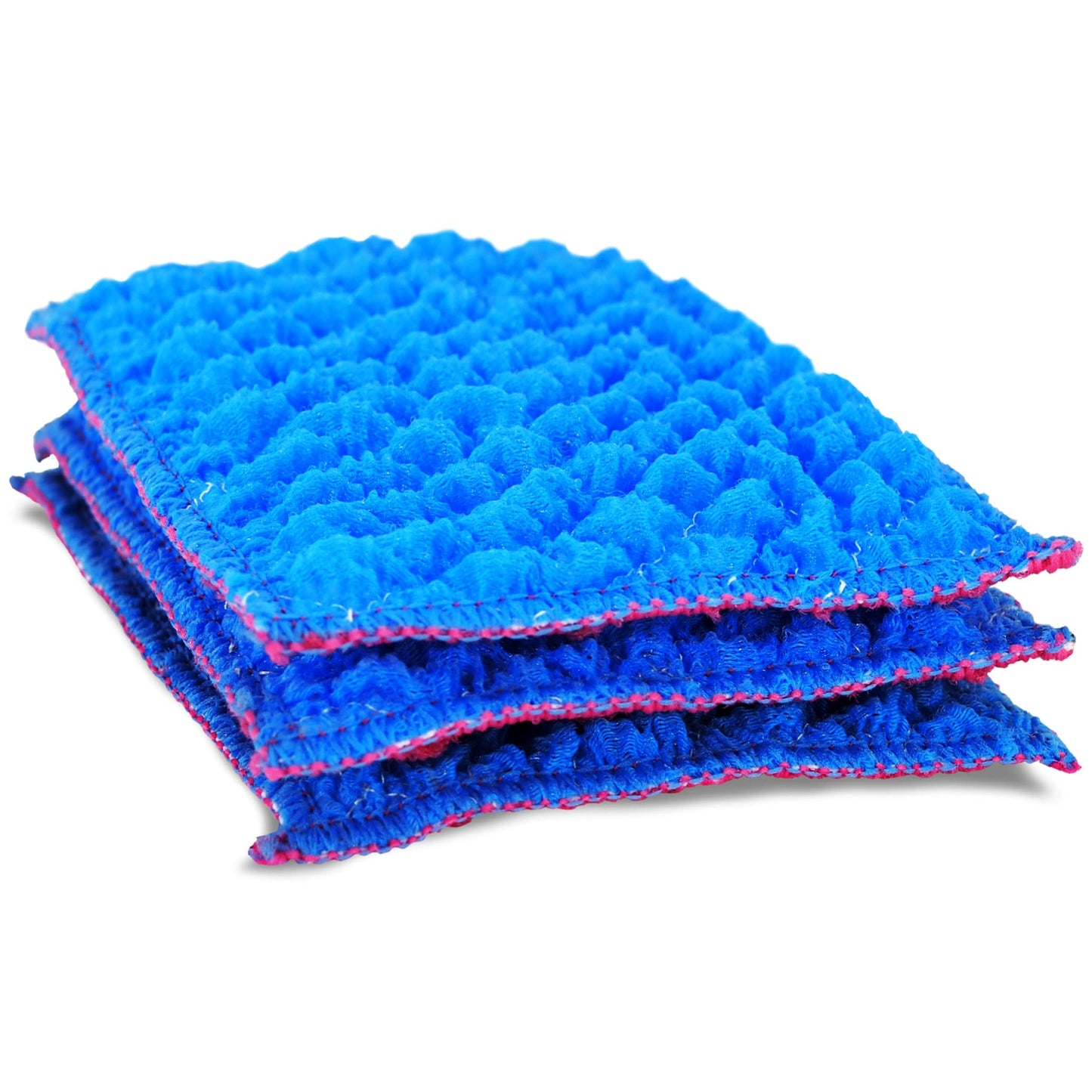 Durable Dish Cloth for Washing Dishes - Reusable Scouring Pad- Sponge Alternative for Non-Scratch Cleaning - for Dishes Tiles Floor and other Surfaces - Pack of 3