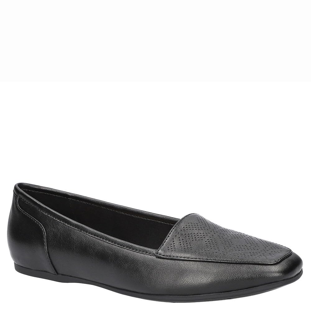 Easy Street Womens Thrill Perf Sneaker Black 7 Wide