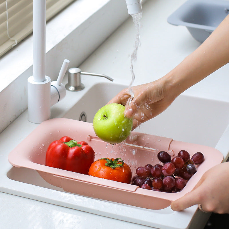 Expandable Kitchen Sink Storage Rack for Dishes