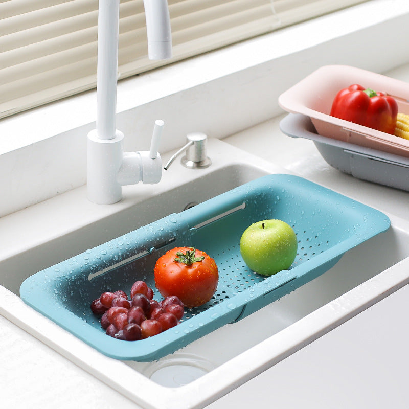 Expandable Kitchen Sink Storage Rack for Dishes